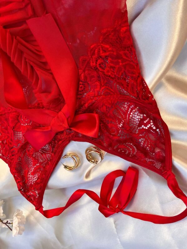 CONJUNTO NUIT SENSUELLE ROJO