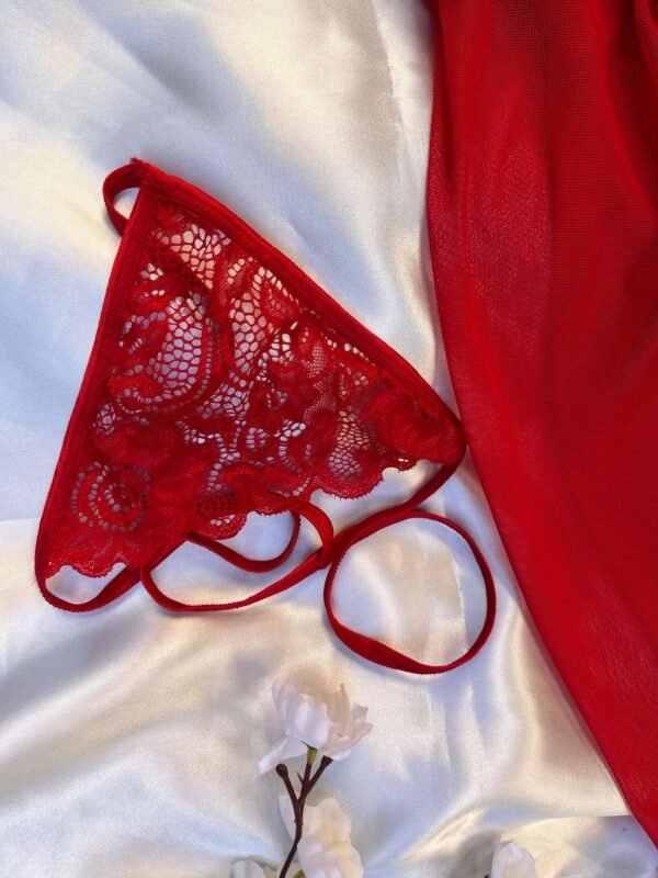 CONJUNTO NUIT SENSUELLE ROJO