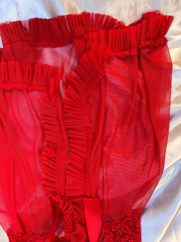 CONJUNTO NUIT SENSUELLE ROJO