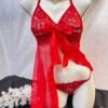 CONJUNTO NUIT SENSUELLE ROJO